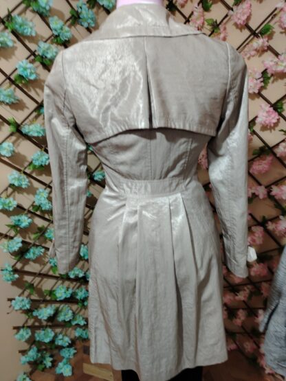 Gabardina plateado - Imagen 2