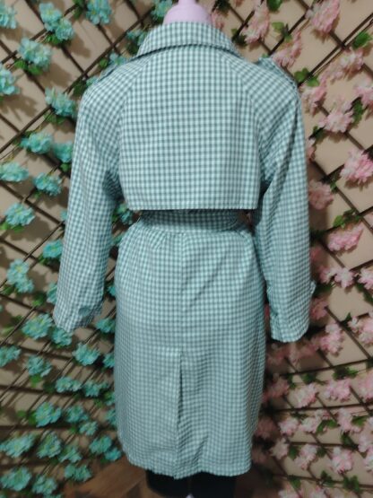 Gabardina Verde cuadriculado - Imagen 2