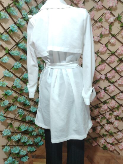 Gabardina blanco - Imagen 2